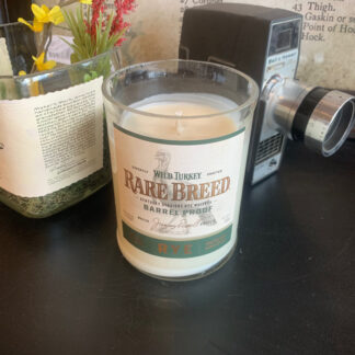 Recycled Wild Turkey Rare Breed Rye Bourbon Candle