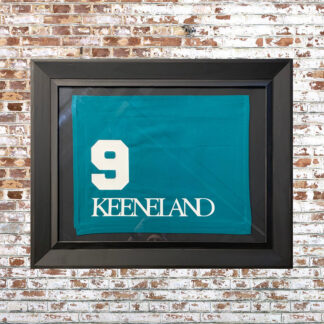 Framed Banner- Keeneland Teal 9