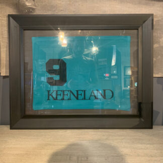 Framed Banner- Keeneland Teal 9