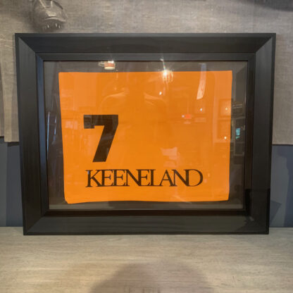 Framed Banner- Keeneland Orange 7