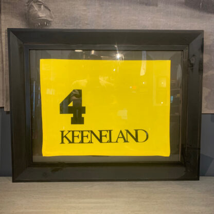 Framed Banner- Keeneland Yellow 4