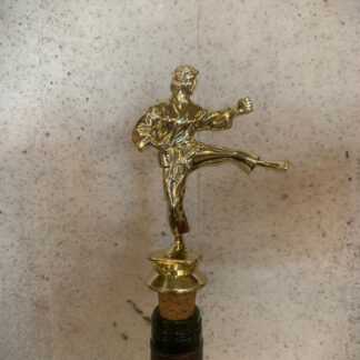 Trophy Bottle Stopper- Female Karate