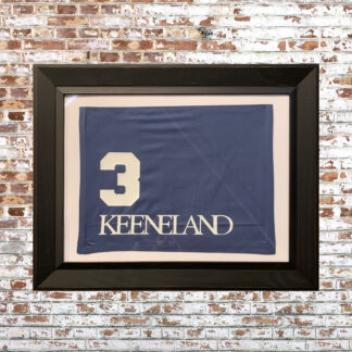 Framed Banner- Keeneland Navy 3