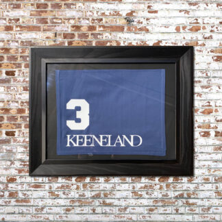 Framed Banner- Keeneland Navy 3