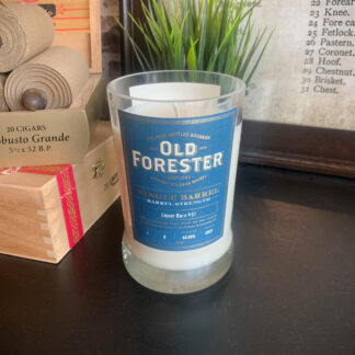 Recycled Old Forester SB Barrel Strength Candle