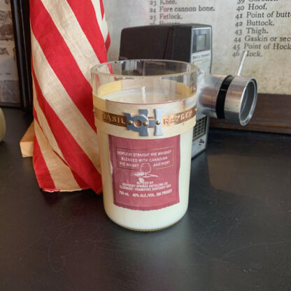 Recycled Basil Hayden Port Rye Bourbon Candle