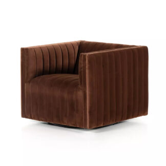 Augustine Swivel Chair- Surrey Auburn