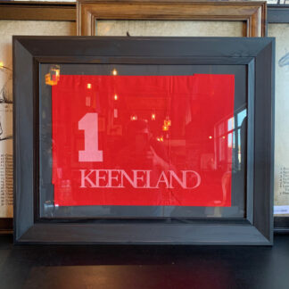 Framed Banner- Keeneland Red 1