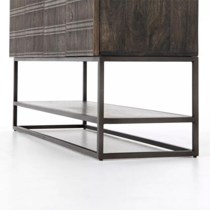 Kelby Small Media Cabinet- Vintage Brown - Image 4