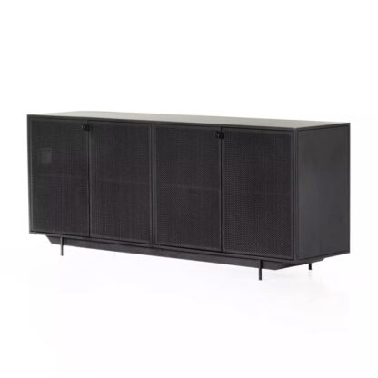 Hendrick Metal Sideboard- Black