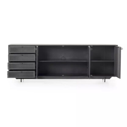 Hendrick Media Console- Black - Image 4