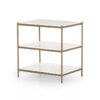 Felix Nightstand- Antique Brass