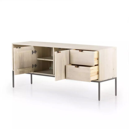 Trey Media Console- Dove Poplar - Image 4