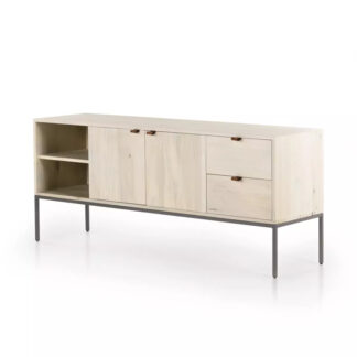 Trey Media Console- Dove Poplar