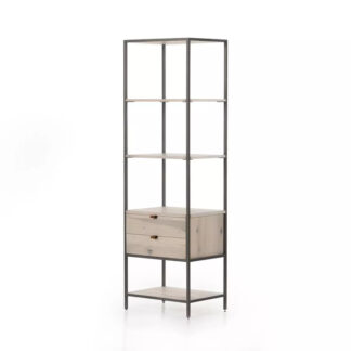 Trey Bookshelf- Dove Poplar