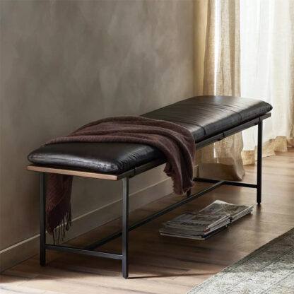 Gabine Accent Bench- Sonoma Black - Image 4