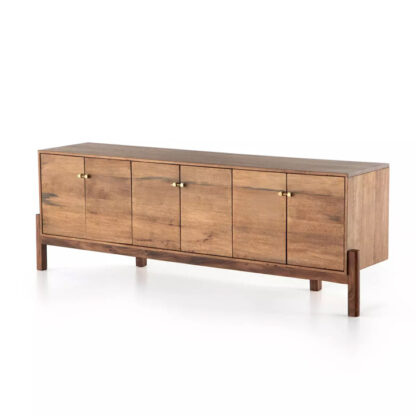 Reza Media Console- Smoked Honey