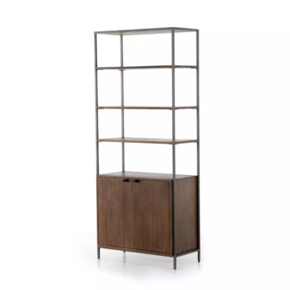 Trey Wide Bookcase- Auburn Poplar