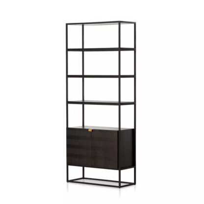 Kelby Bookcase- Vintage Brown