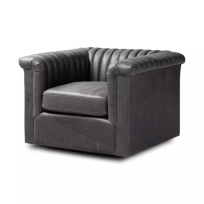 Watson Swivel Chair- Palermo Black