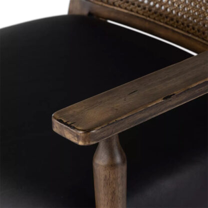 Xavier Chair- Carson Black - Image 2