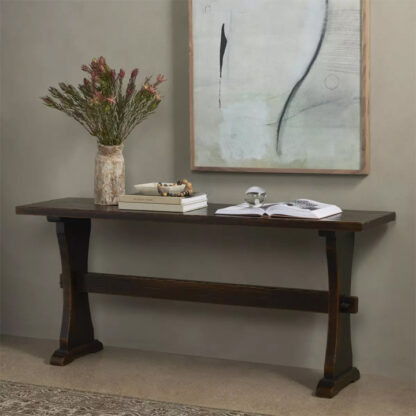 Trestle Console Table- 71" - Image 3