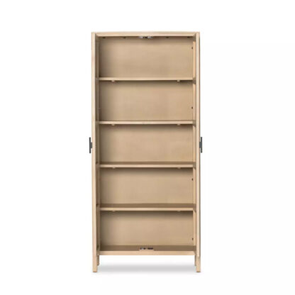 Caprice Tall Cabinet- Natural Mango - Image 4