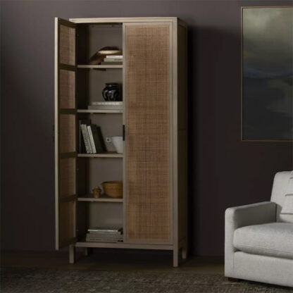 Caprice Tall Cabinet- Natural Mango - Image 5