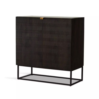 Kelby Bar Cabinet- Vintage Brown