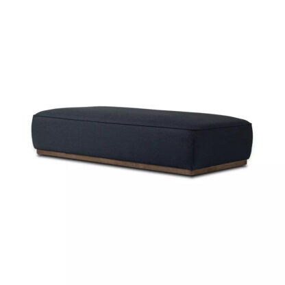 Sinclair Cocktail Ottoman- Fresno Cobalt