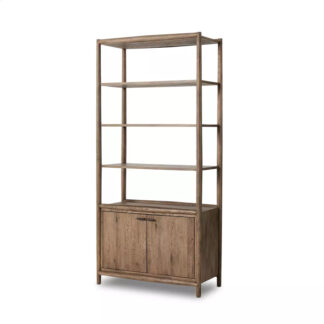 Glenview Bookcase- Weathered Oak