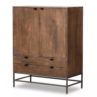 Trey Bar Cabinet- Auburn Poplar