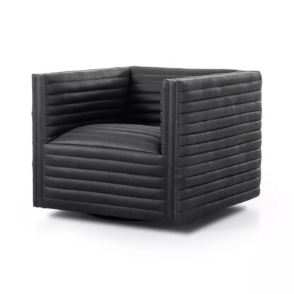 Padma Swivel Chair- Eucapel Black