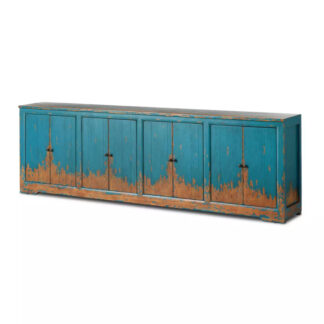 It Takes an Hour Sideboard- Distressed Blue 122"