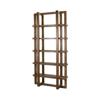 Hancock Bookcase- Medium Brown