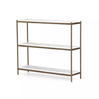 Felix Small Console Table- Antique Brass