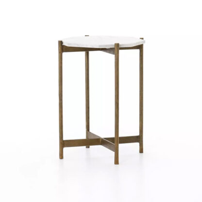 Adair Side Table- Raw Brass