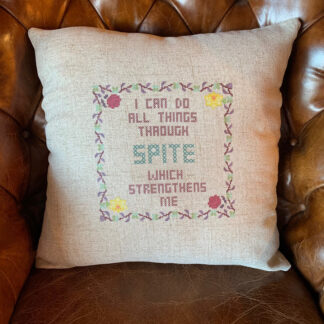 Spite Throw Pillow