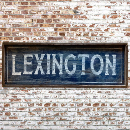 Lexington Wood Sign