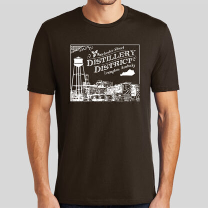 Distillery District Logo Shirt- Espresso