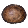 Live Edge Carved Wood Bowl 2 - Image 2