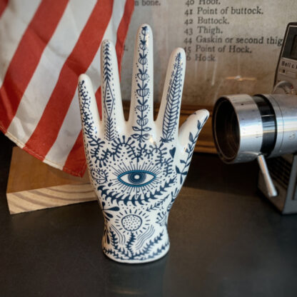 Ceramic Painted Hand