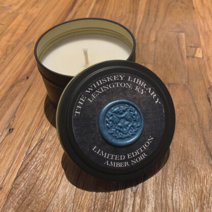 Whiskey Library Black Label Candle- Amber Noir