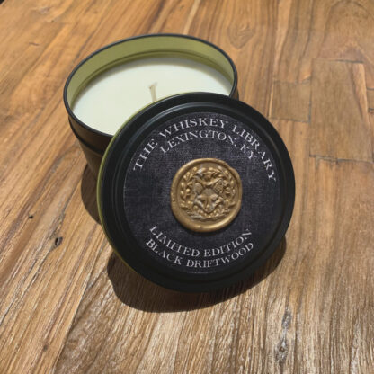 Whiskey Library Black Label Candle- Black Driftwood