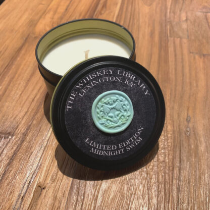 Whiskey Library Black Label Candle- Midnight Swim