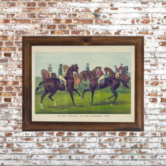 Racing Cracks Framed Print- 18x24