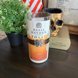 Recycled Basil Hayden Toast Bourbon Candle