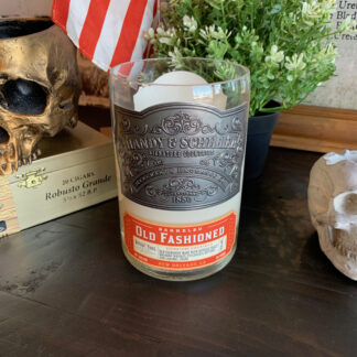 Recycled Bottle Candle- Handy & Schiller Old Fashioned