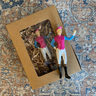 Handmade Jockey Ornament- Style 4