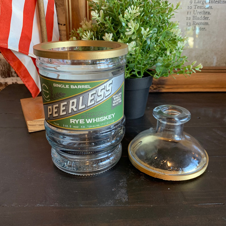 Recycled Bottle Jar- Peerless Single Barrel Rye - Image 2